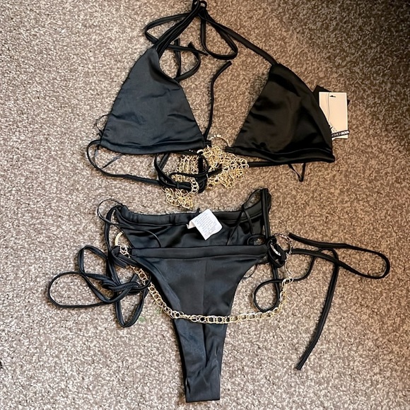 Fashion Nova Other - Black 3 piece bikini set